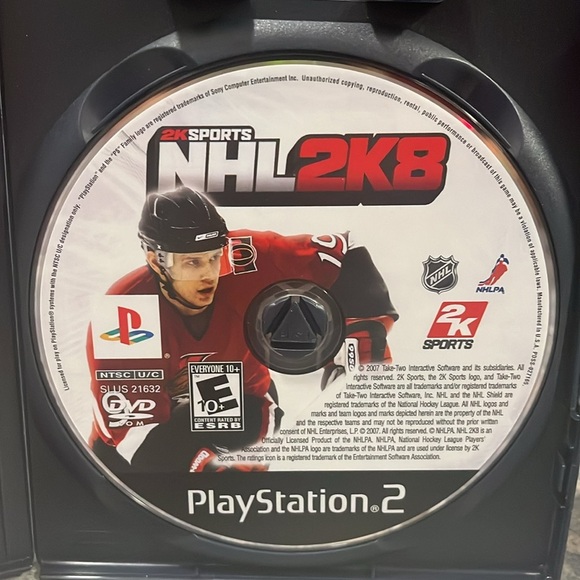 5 for 60$ NHL 2K8 for PlayStation 2 - Picture 3 of 4